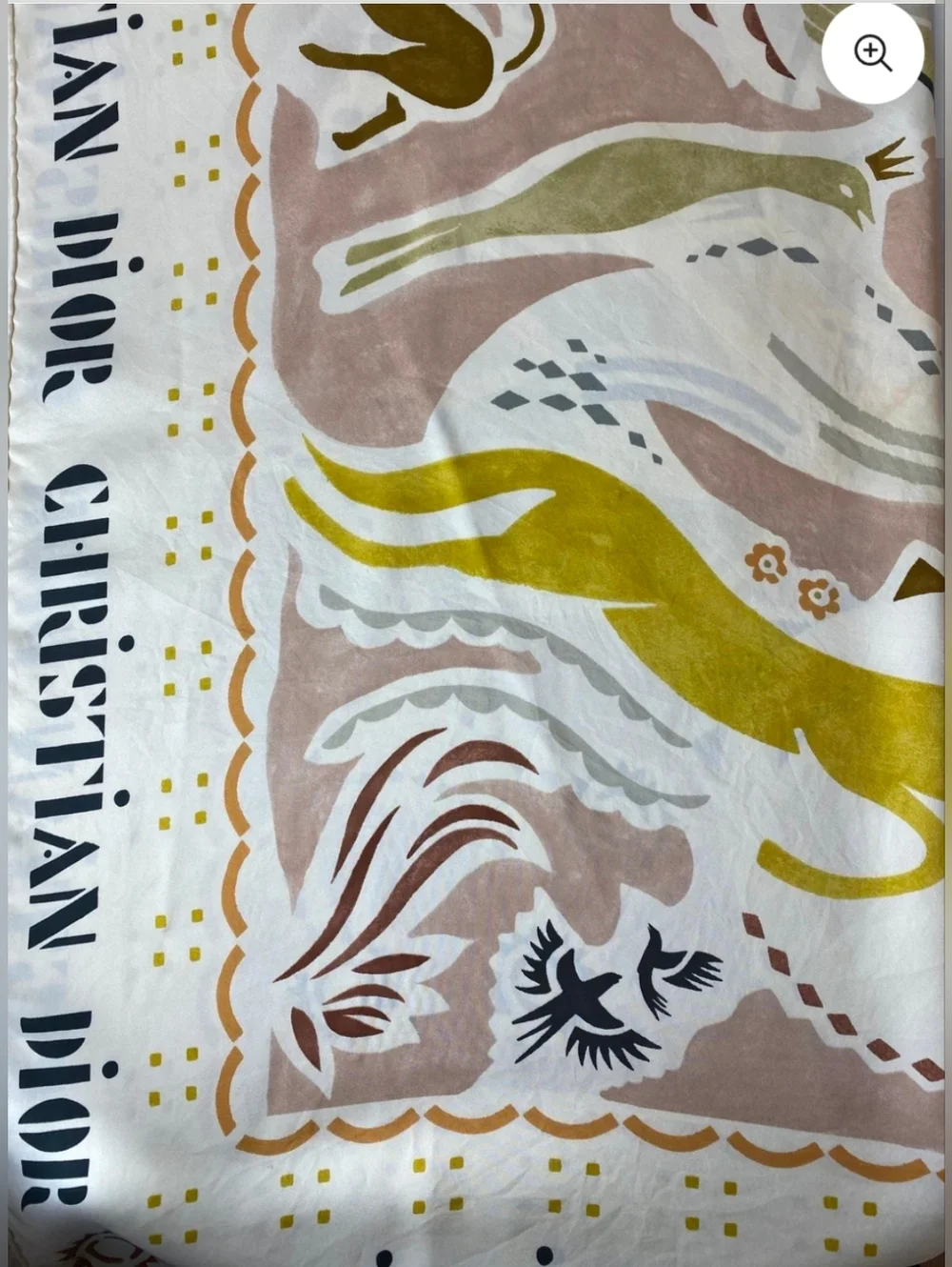 Christian Dior Silk Scarf Large Square